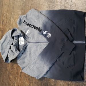 Abercrombie kids zip hoodie sz 11/12